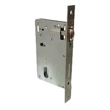 Maquina Fechadura Porta Pivotante Rolete S/ Cilindro Cor Cromado Foto mini 2