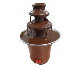 Máquina Fondue Profissional Chocolate Fonte Cascata Elétrica Foto mini 1