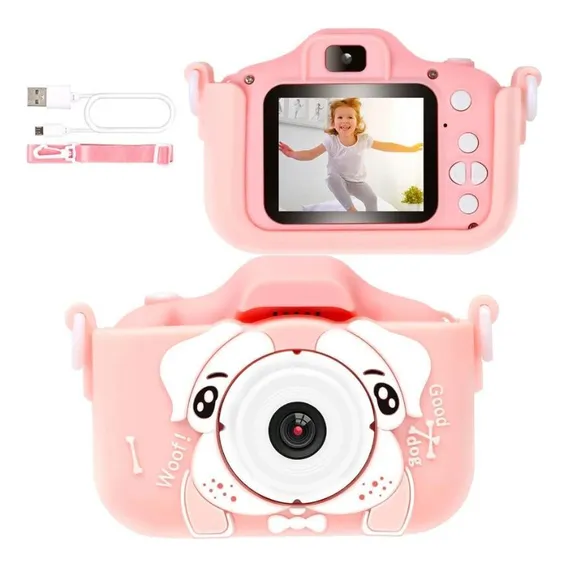 Máquina Fotográfica Infantil Digital Vídeos Hd Fotos Jogos Foto 1