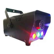 Máquina Fumaça 600w Com Leds Rgb 110v Controle Foto mini 1