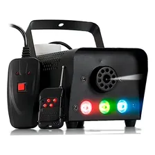 Máquina Fumaça 600w Iluminação Rgb Sem Fio Controle Foto mini 1