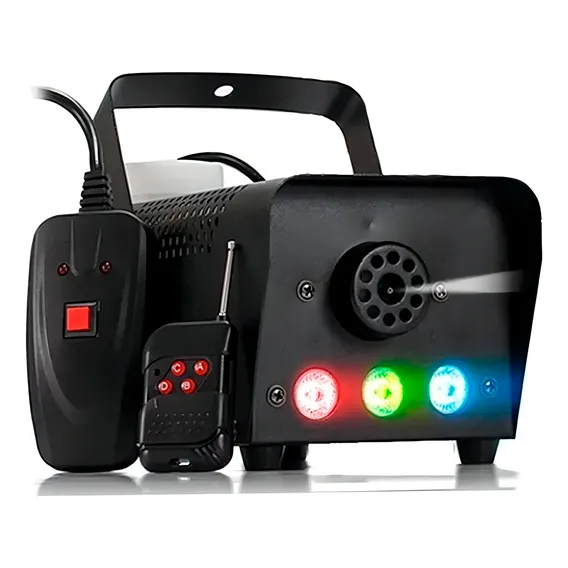 Máquina Fumaça 600w Iluminação Rgb Sem Fio Controle Foto 1