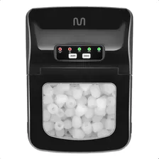 Máquina Gelo Elétrica Cubo Portátil 2 Litros Rápido 12kg Dia Cor Preto 110v Foto  mini 1