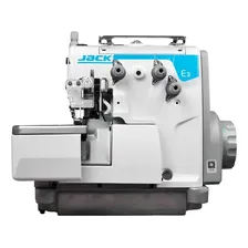 Maquina Industrial Overlock Jack E3-3 Completa Com Mesa Cor Branco 110v Foto mini 1