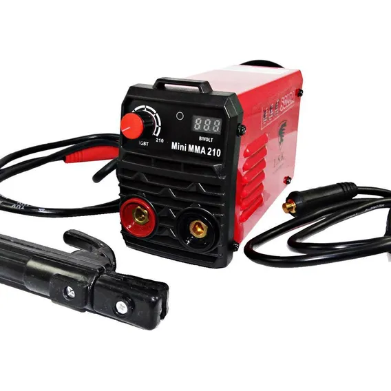 Máquina Inversora De Solda Bivolt Mini Mma-210 Usk Foto 1
