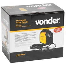 Máquina Inversora Para Solda Pratico Riv 136 Amarelo Bivolt Foto mini  3