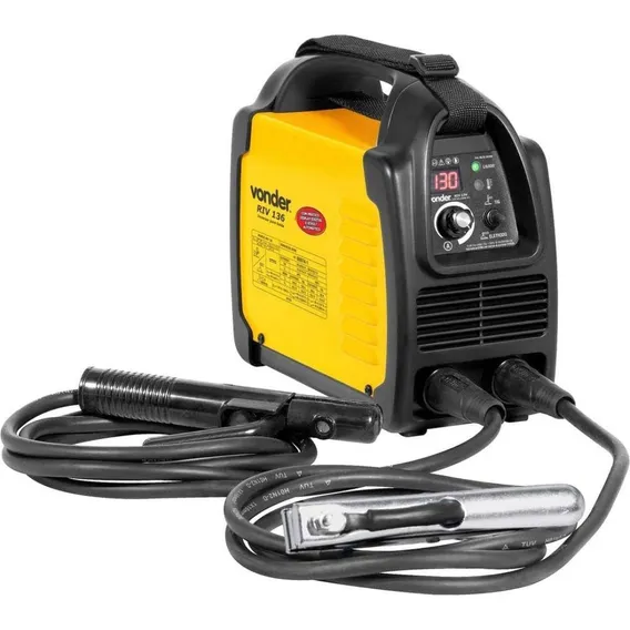 Máquina Inversora Para Solda Pratico Riv 136 Amarelo Bivolt Foto 1