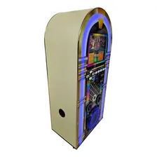 Maquina Karaoke E Musica Retro 2x1 Com Noteiro E Moedeiro Wa Cor Bege 127 220v Chave Seletora Foto mini 4