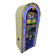 Maquina Karaoke E Musica Retro 2x1 Com Noteiro E Moedeiro Wa Cor Bege 127 220v Chave Seletora Foto mini  2