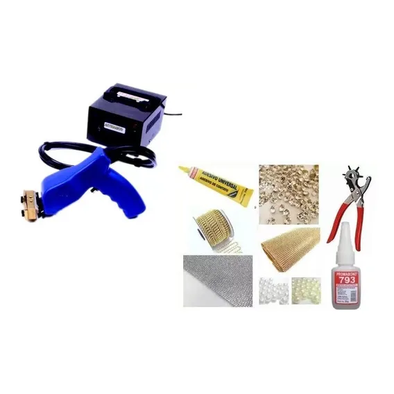 Maquina Mafrisa Junior Frisador + Kit P/ Customizar Chinelo 110v/220v (bivolt) Foto 1