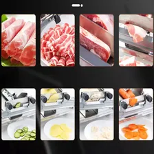 Máquina Manual De Cortar E Fatiar Carne Frios Legumes Fatiador Manual Com Lâmina Snel Home Foto mini 4