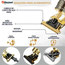 Maquina Maquininha De Cortar Cabelo Barbear Acabamento Profissional Foto mini 3