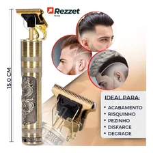 Maquina Maquininha De Cortar Cabelo Barbear Acabamento Profissional Foto mini 4
