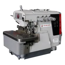 Máquina Overlock Ponto Cadeia Singer Direct Drive Industrial Cor Branco 220v Foto mini 2