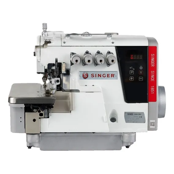 Máquina Overlock Ponto Cadeia Singer Direct Drive Industrial Cor Branco 220v Foto 1