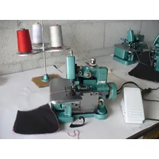 Máquina Overlock Semi Industrial Portátil Motor Acoplado Foto mini 2