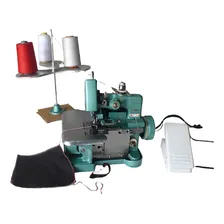 Máquina Overlock Semi Industrial Portátil Motor Acoplado Foto mini 1
