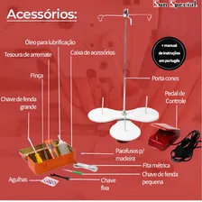 Máquina Overlock Semi Industrial Sun Special 1 Ag E 3 Fios Cor Vermelho 220V Foto mini 4