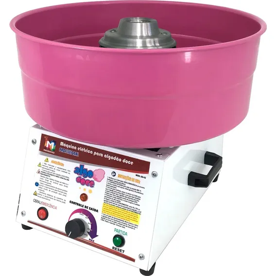 Máquina P/ Algodão Doce Profissional Rosa Bivolt - Inovamaq Cor Vermelho 127/220V Foto 1
