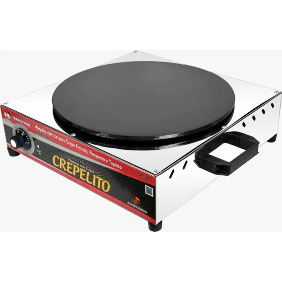 Maquina Para Crepe Frances - Inovamaq Cor Prateado 127V Foto 1