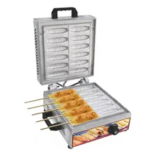 Maquina Para Crepe Suiço Industrial 12 Crepes Elétrica Cor Cinza 127v Foto mini 1