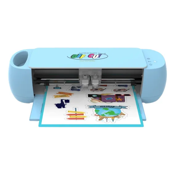 Maquina Plotter De Recorte Off Paper A3 127/220V - Azul Foto 1