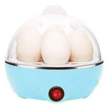 Máquina Processador Egg Cooker Cozedor Ovos Vapor Azul 110v Foto mini 1
