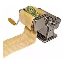 Maquina Ravioli Agnoline Em Inox Cilindro Manual Manivela Cor Prateado Foto mini  2