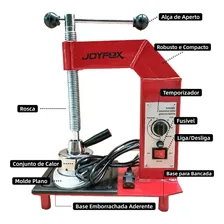 Máquina Remendo Câmara De Ar Profissional Vulcanizar Desmontadoras De Pneus 220v Foto mini 2