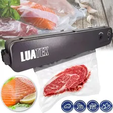 Máquina Seladora De Alimentos A Vácuo Com Saquinhos Bivolt Cor Máquina Seladora Vácuo Portátil Luatek 110V/220V Foto mini 1