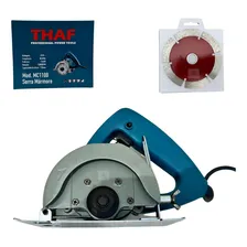Máquina Serra Mármore Thaf 1200w Profissional 220v 220 Foto mini 1