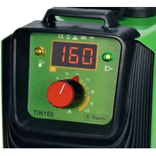 Máquina Solda Inversora 160a Mma Tiglift Tin160 Trato Cor Verde-escuro 127/220V Foto mini  3