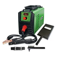 Máquina Solda Inversora 160a Mma Tiglift Tin160 Trato Cor Verde-escuro 127/220V Foto  mini 1