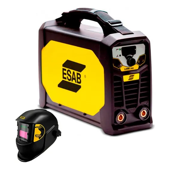 Máquina Solda Inversora Lhn 242i Esab + Máscara Solda Evald Foto 1