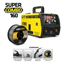 Maquina Solda Inversora Mig 160 Sem Gás 3 Em 1 Tig Mma Arame 220v Super Tork Foto mini  2