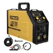Máquina Solda Inversora Tig Mma 200a Ltig-220 Power Lynus Cor Amarelo 220V Foto mini 1