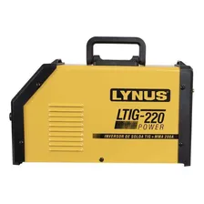 Máquina Solda Inversora Tig Mma 200a Ltig-220 Power Lynus Cor Amarelo 220V Foto mini 3