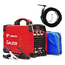 Máquina Solda Tig Mma Galzer Max Tig 140a 220v Completa Gz6 Foto mini 2