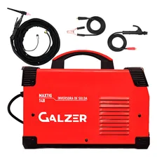 Máquina Solda Tig Mma Galzer Max Tig 140a 220v Completa Gz6 Foto mini 4