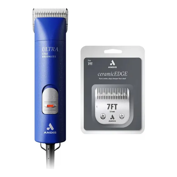 Máquina Tosa Andis Ultraedge Agc Super 2 + Lamina 7ft Andis Cor Azul Bivolt Foto 1