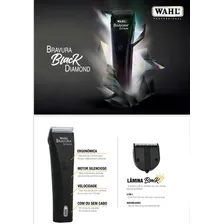 Máquina Tosa Wahl Bravura Black Diamond Bivolt Edição Limitada Foto mini 2