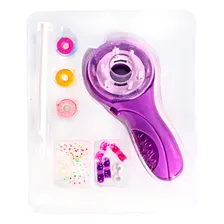 Maquina Trança Colorida Cabelo Infantil Elasticos Polibrinq Foto mini  3