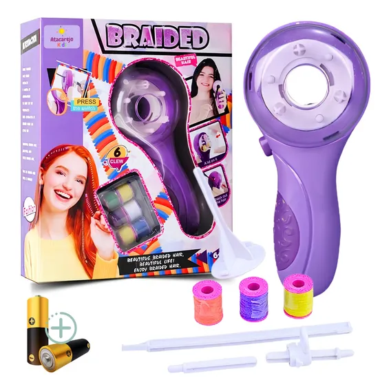 Máquina Tranca Magica Cabelo Infantil Para Menina Terere Atacarejo Kids Foto 1