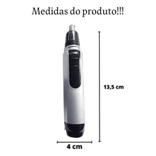 Máquininha Aparador Cortador De Pelos Nariz Ouvido Foto mini 3