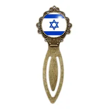 Marca Página Bandeira Do Estado De Israel Cor Bronze Foto mini 1