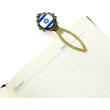 Marca Página Bandeira Do Estado De Israel Cor Bronze Foto mini 3