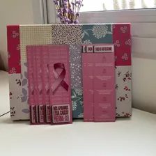 Marca Páginas Lembrancinha Outubro Rosa - Clientes - 25 Unid Lisa Foto mini  3
