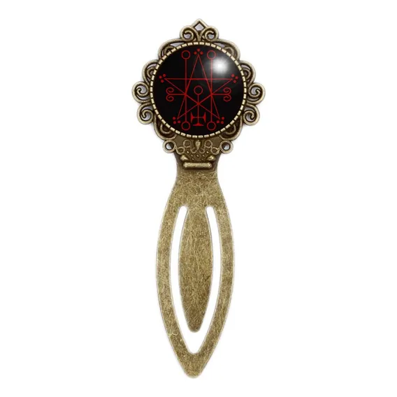 Marca PƔginas Sigilos Da GoƩtia Lilith Belial Astaroth Cor Bronze Astaroth 03 Foto 1