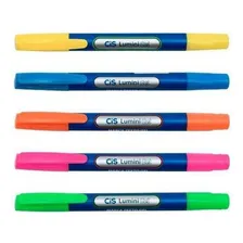 Marca Texto Lumini Gel Cores Fluorescente - Cis Foto mini 1