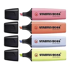 Marca Texto Stabilo Boss 4 Cores Pastel Foto mini  3